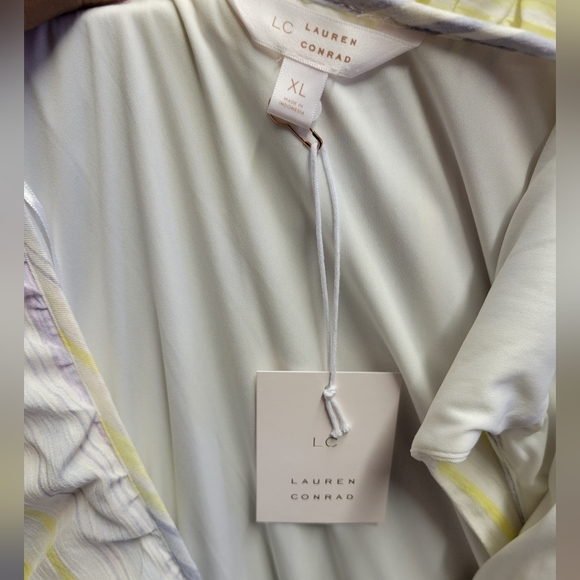 Lauren Conrad Short Faux Wrap Dress 👗 sz XL NWT - Picture 5 of 9